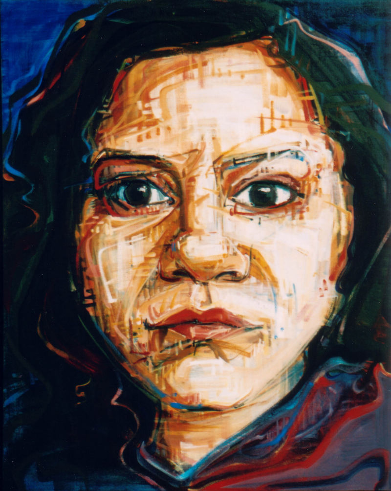painted portrait of Julianna Jaffe