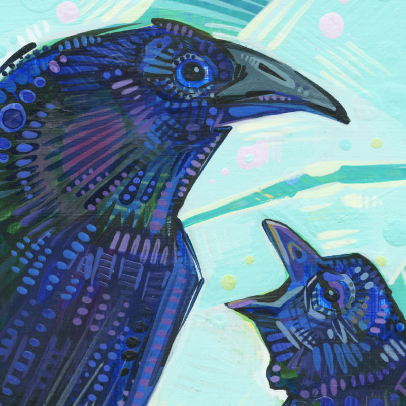 bird painting by bird artist Gwenn Seemel