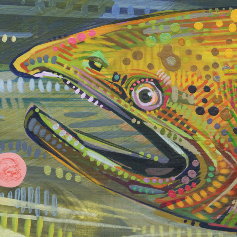 fish painting by Pacific Northwest artist Gwenn Seemel