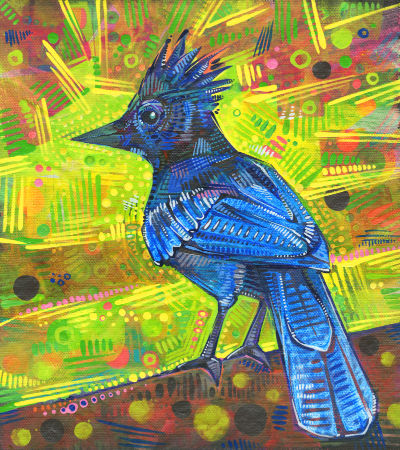 blue jay painting