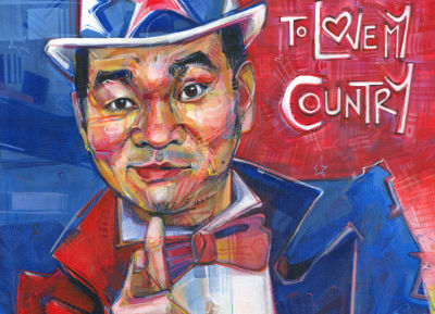 Vietnamese-American Uncle Sam, political art