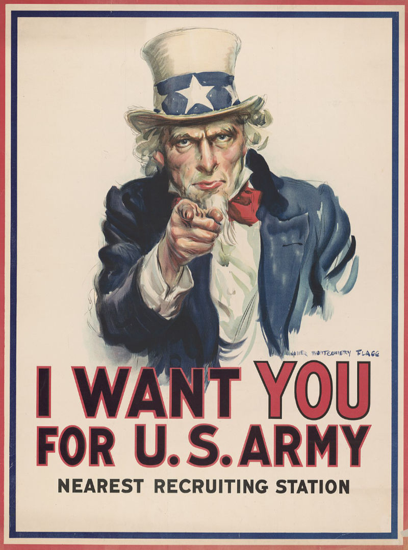 Uncle Sam wants you for US Army