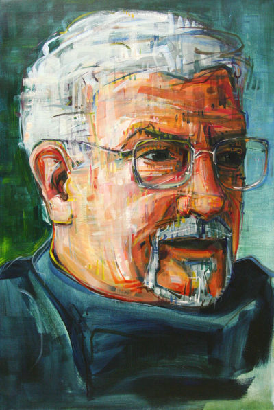 Joe Sottile painted portrait artwork by Oregon artist Gwenn Seemel