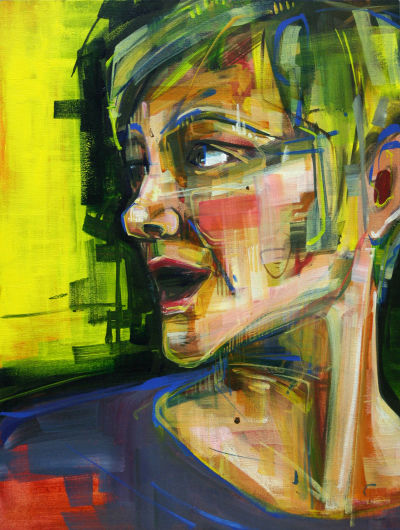 Gwenn Seemel portrait painting artwork self-portrait
