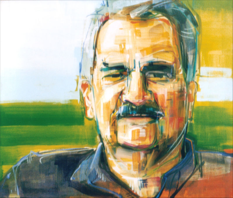 painted portrait of Larry Lewman