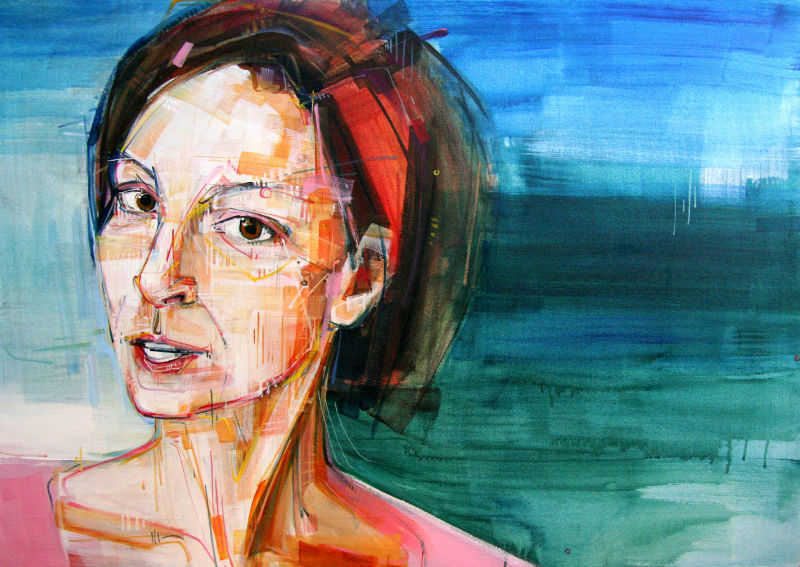 painted portrait of a pediatric oncology nurse
