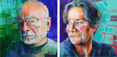 painting of the artist&rsquo;s father and mother