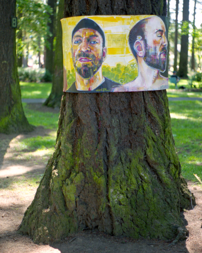 l&rsquo;art de Gwenn Seemel dans un parc