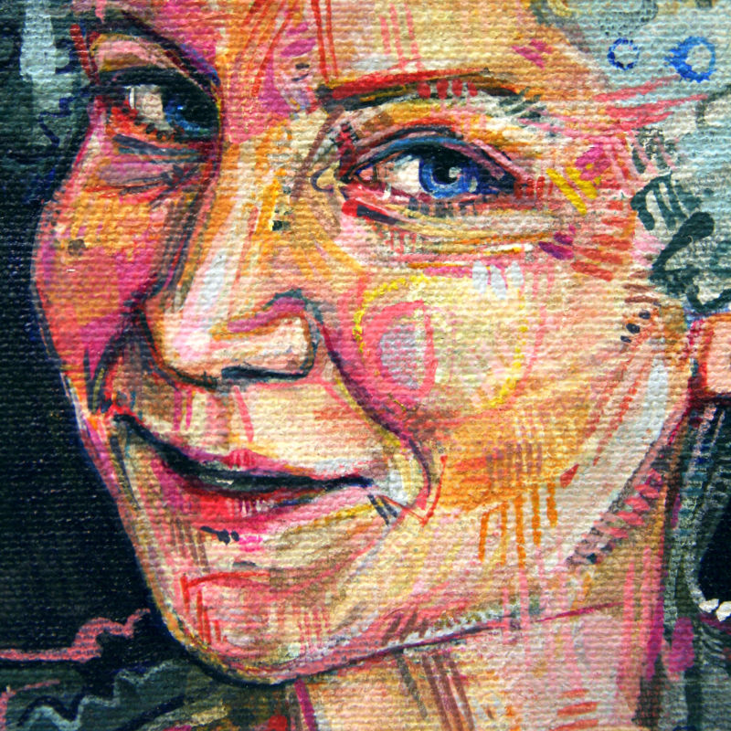 portraits peints en acrylique