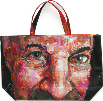 Gitomer tote bag with his portrait