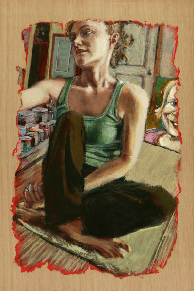 portrait de Gwenn Seemel peint par Becca Bernstein