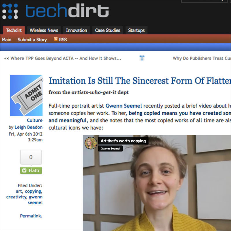 Techdirt: Imitation Is Still the Sincerest Form of Flattery