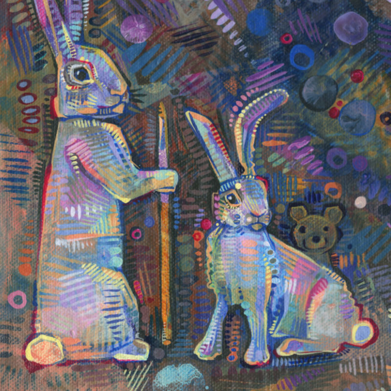 book cover for the story of a rabbit-kangaroo