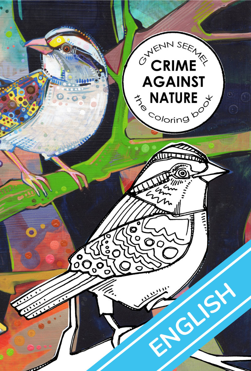 coloring book about the true diversity of natural behaviors, Crime Against Nature by Gwenn Seemel