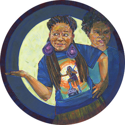 couple lesbienne noire