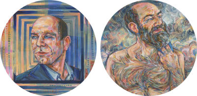 deux portraits de David Vanadia