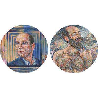 deux portraits de David Vanadia