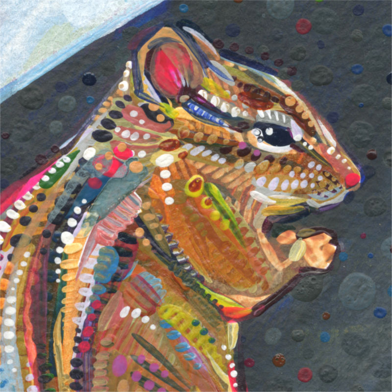 chipmunk painted by wildlife artist Gwenn Seemel