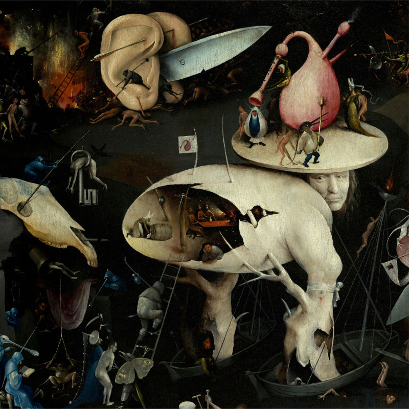 Hieronymous Bosch The Garden of Earthly Delights (detail image) ca 1500