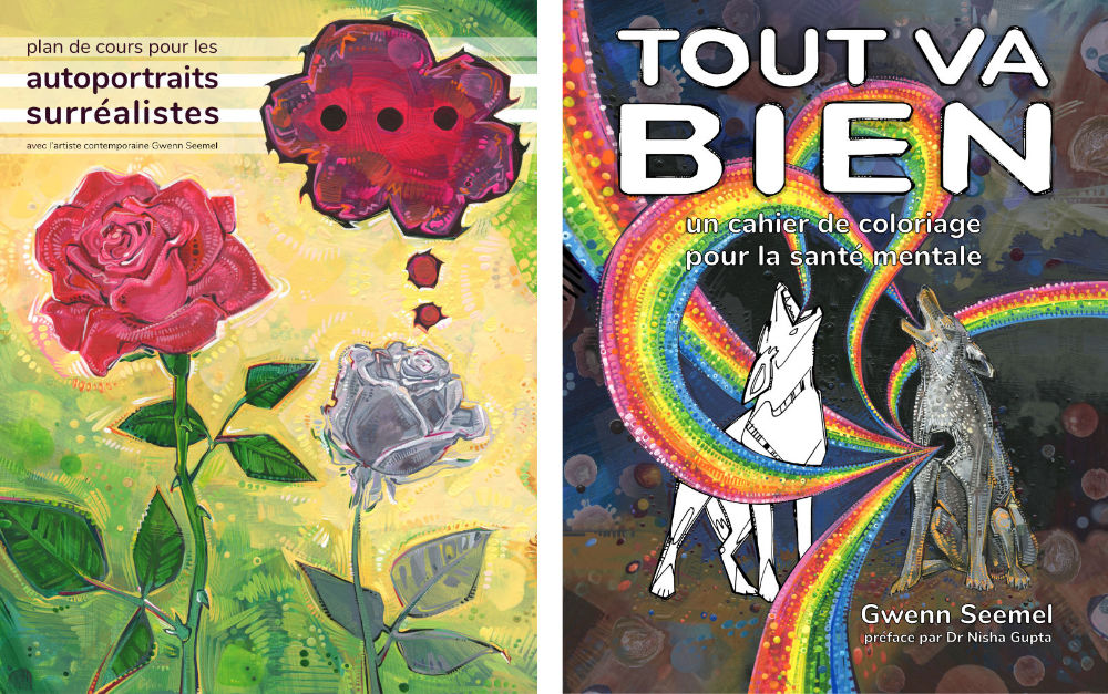 Tout Va Bien, plan de cours d&rsquo;art et cahier de coloriage par la peintre Gwenn Seemel