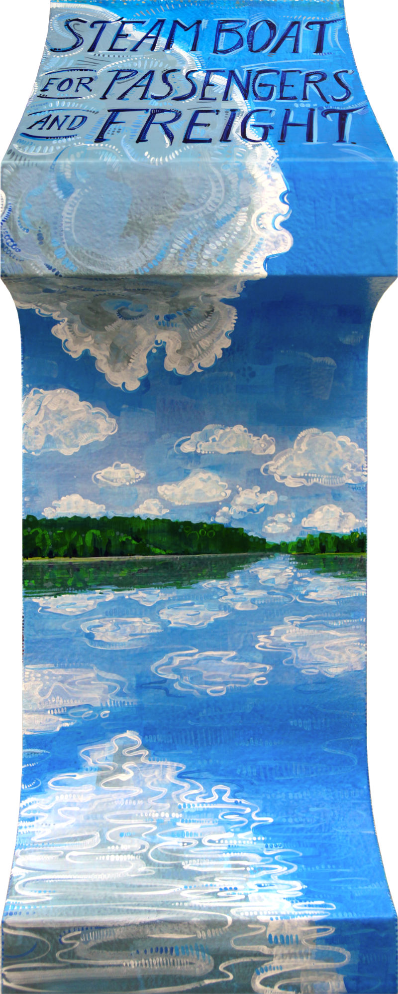 le projet 52 Semaines de Premi&egrave;res &agrave; Philadelphie: Premier Bateau &agrave; Vapeur par Gwenn Seemel, montrant une vue du fleuve Delaware