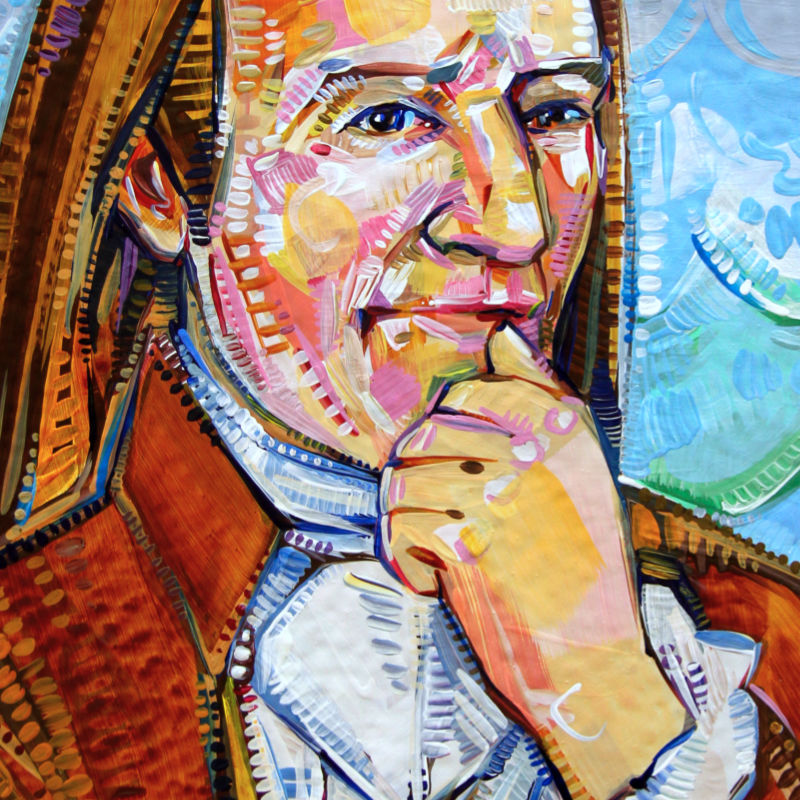 d&eacute;tail d&rsquo;une &oelig;uvre d&rsquo;art public repr&eacute;sentant un inventeur am&eacute;ricain John Fitch, Independence Seaport Museum, 52 Semaines de Premi&egrave;res