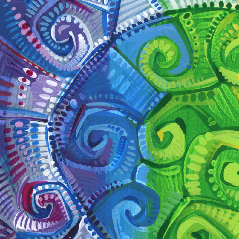 detail image of an abstract design