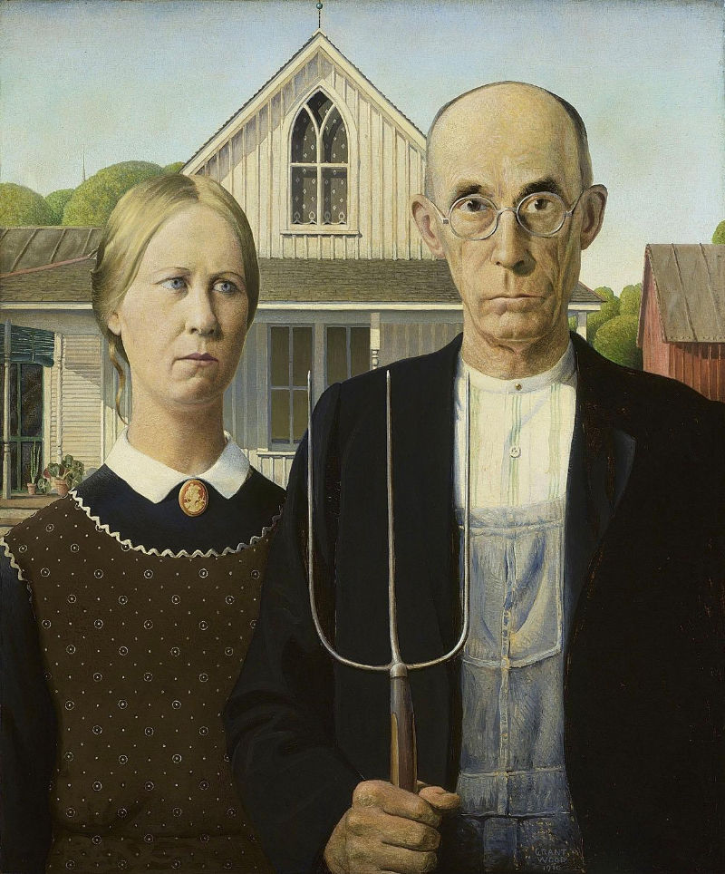 Grant Wood’s American Gothic