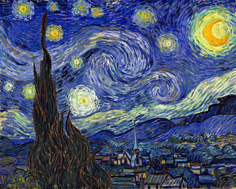 Vincent Van Gogh La Nuit Étoilée 