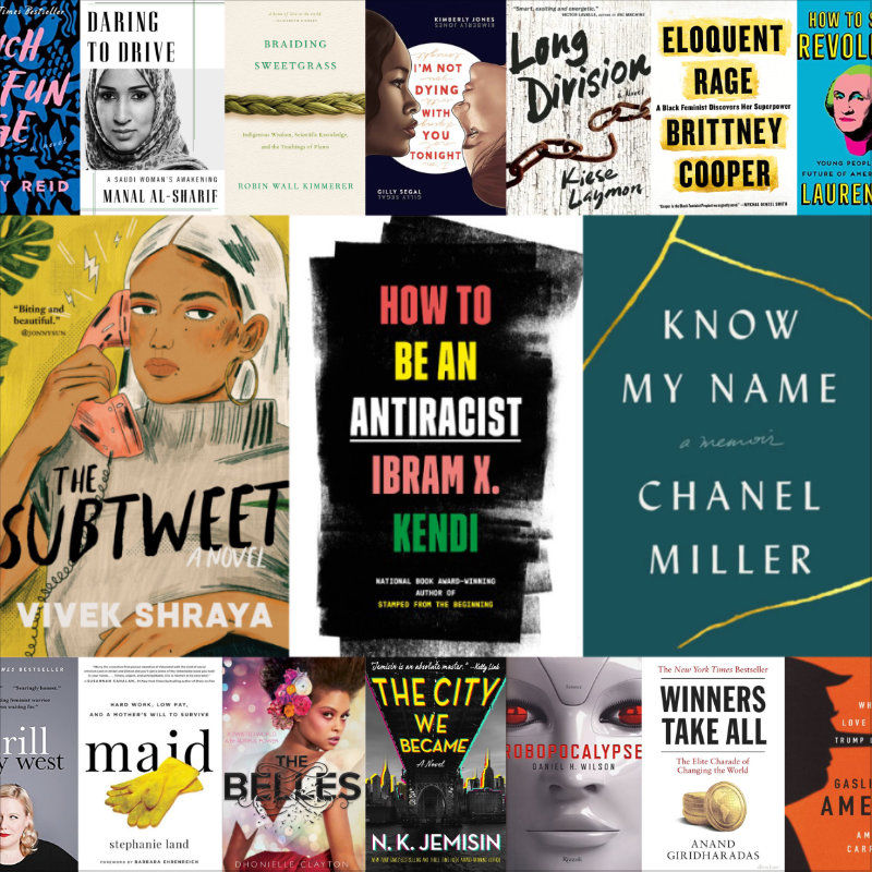The Subtweet, How To Be an Antiracist, Know My Name, and other excellent books