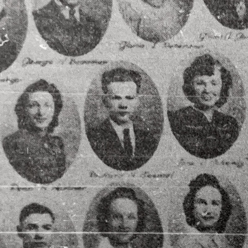 old newspaper graduation photos