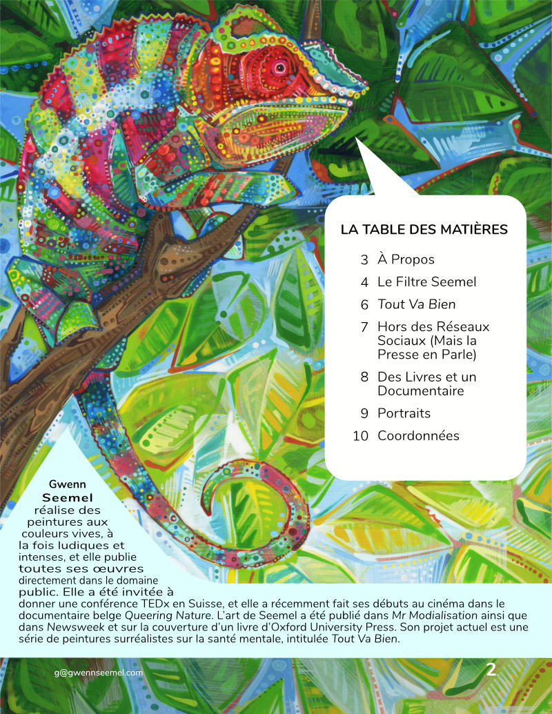 dossier de presse pour un artiste peintre