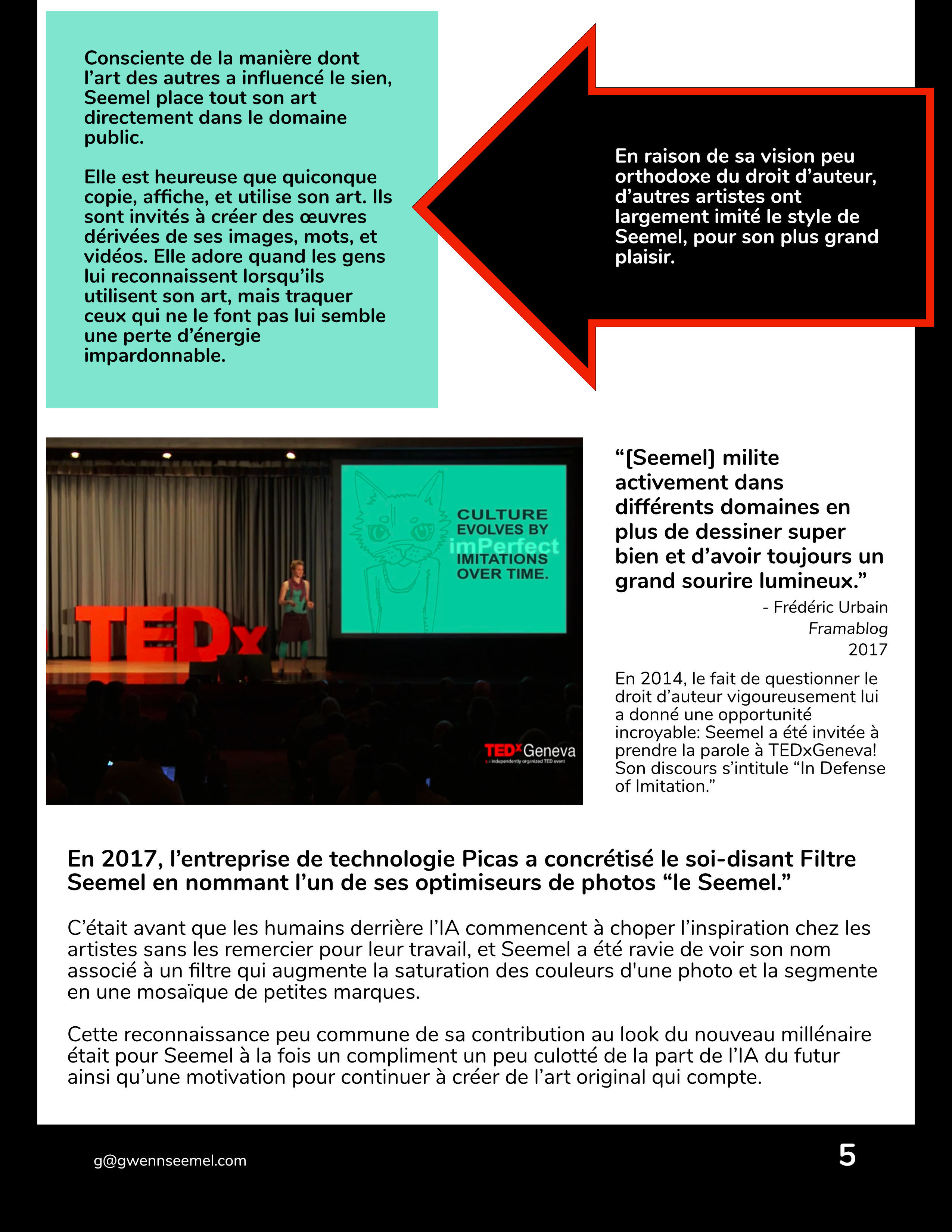 dossier de presse pour un artiste peintre