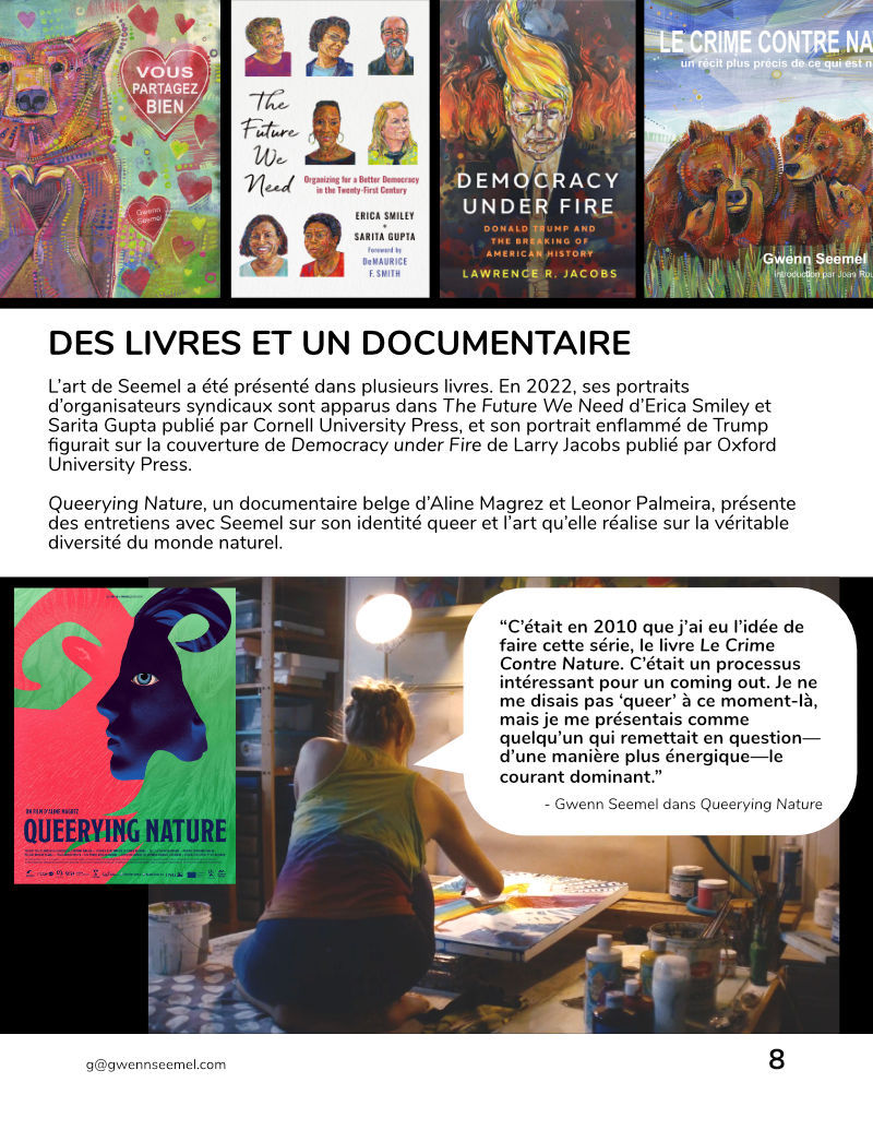 dossier de presse pour un artiste peintre