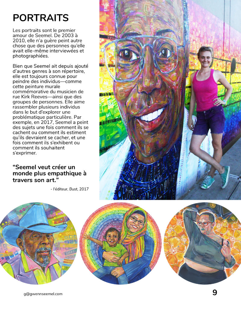dossier de presse pour un artiste peintre