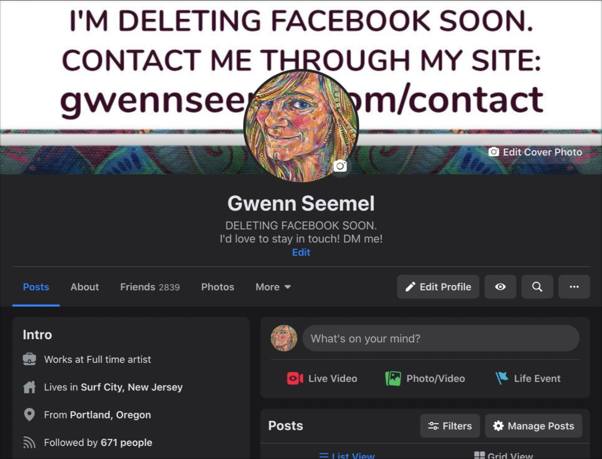 Gwenn Seemel’s Facebook profile