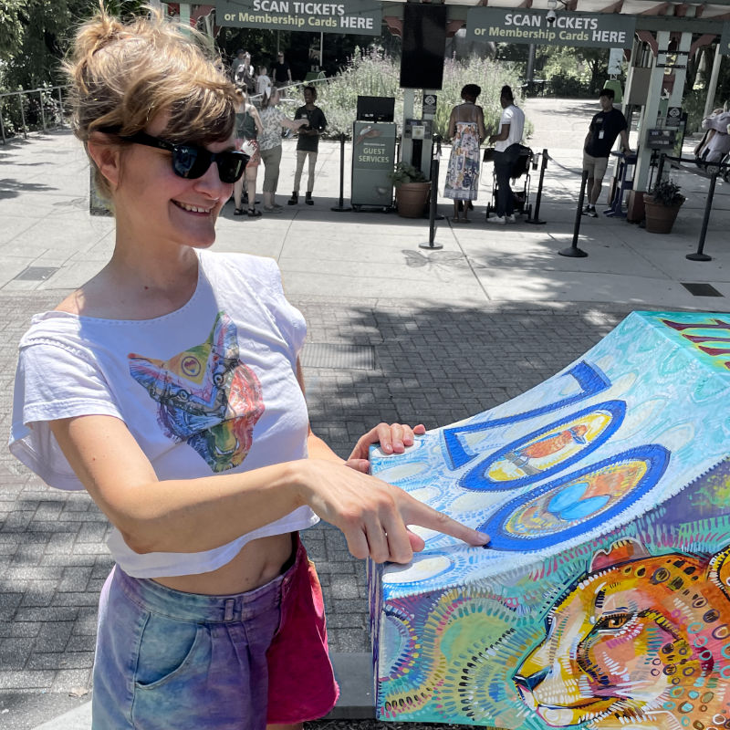 52 Weeks of Firsts project in Philadelphia, First Zoo by Gwenn Seemel