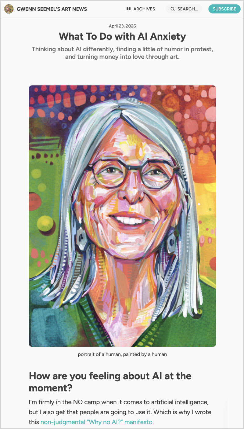 Gwenn Seemel newsletter